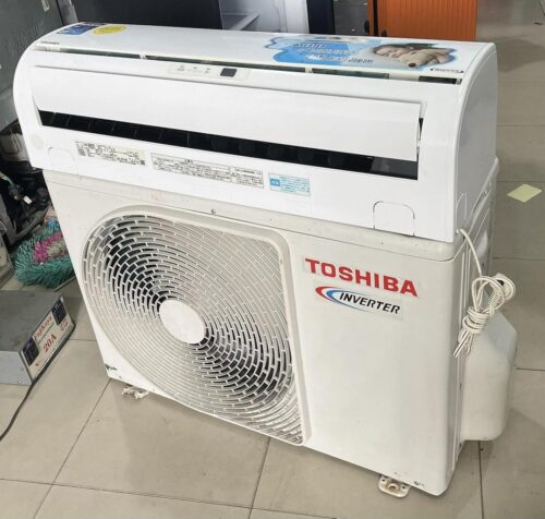 Máy lạnh Toshiba inverter 1.25hp Gas R410 mới 95%